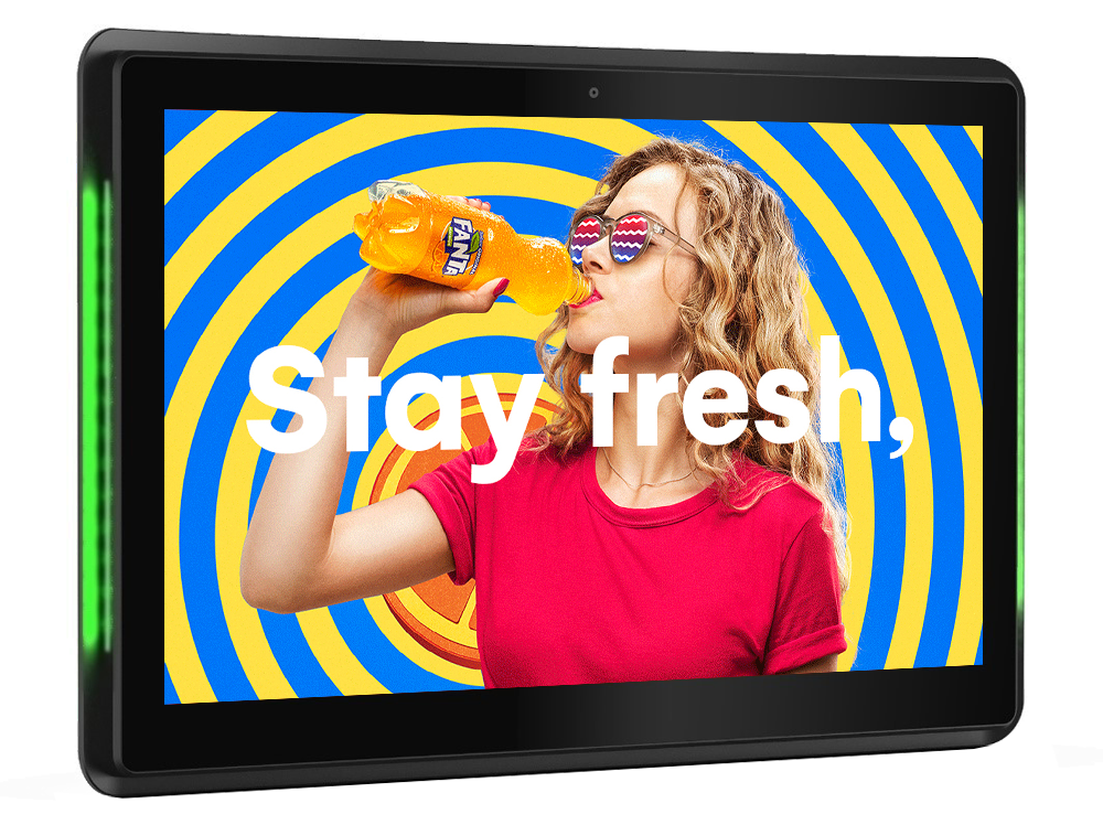 Allsee 10" POS Android Advertising Display Digitala skyltar