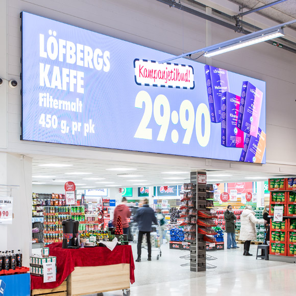 Digital LED-skärm Nordby Supermarket