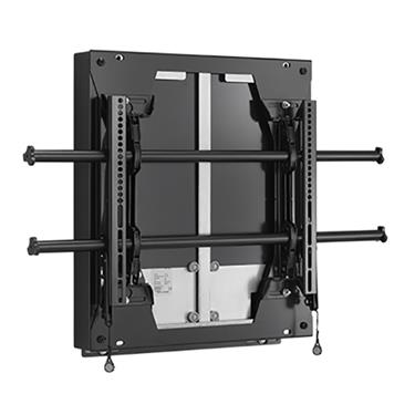 CHIEF MSD1U - Manual Height adjustable wallmount, VESA 200x200 - 650x400, Max 30,4-57kg, Black Vägg