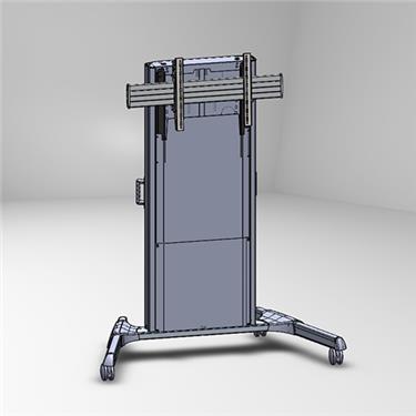 CHIEF MPD1U - Medium Fusion, Mobile height adj. floorstand, VESA 200x200-800x400, Max 60kg, Black Golv