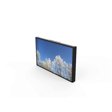 Hi-Nd Wall Casing 43" Landscape for Samsung, LG & Philips, Polycarbonate protection, Black RAL 9005 Vägg