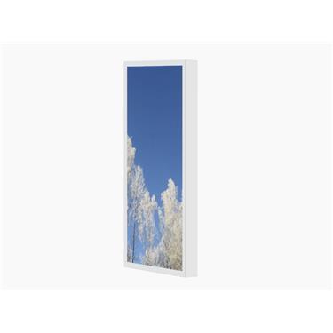 Hi-Nd Wall Casing, 75" Portrait for Samsung, LG & Philips, White RAL 9003 Vägg