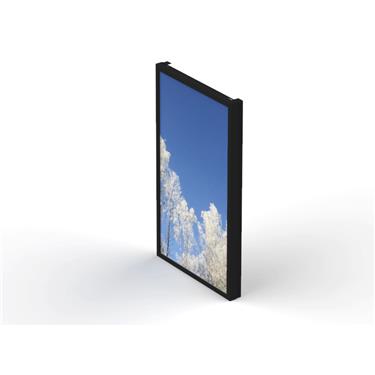 Hi-Nd Wall Casing 32" Portrait for Samsung, LG & Philips, Polycarbonate protection, Black RAL 9005 Vägg