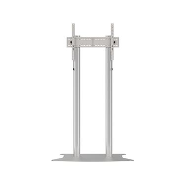 Multibrackets M Public Display Stand 180 Dual Pillar Floorbase Silver VESA Up to 800x600 Max 125kg Golv