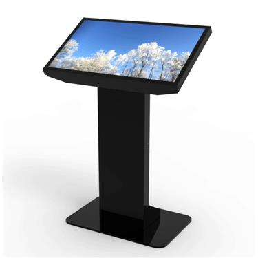 Floorstand Landscape for Samsung QM32R-T Touchscreen, Black Golv