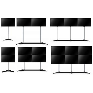 SMS Rapid 46" - Floorstand for vieowall up to 3x2 46" displays, delivered in transport crate Videovägg